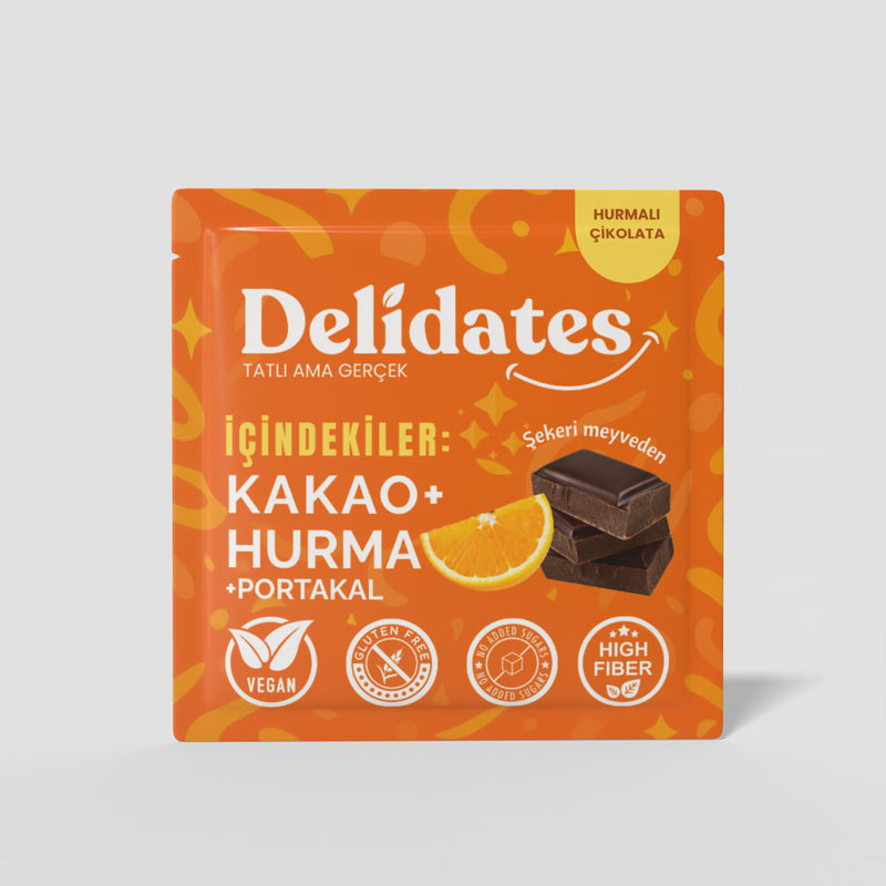 Delidates Orange Date Dark Chocolate