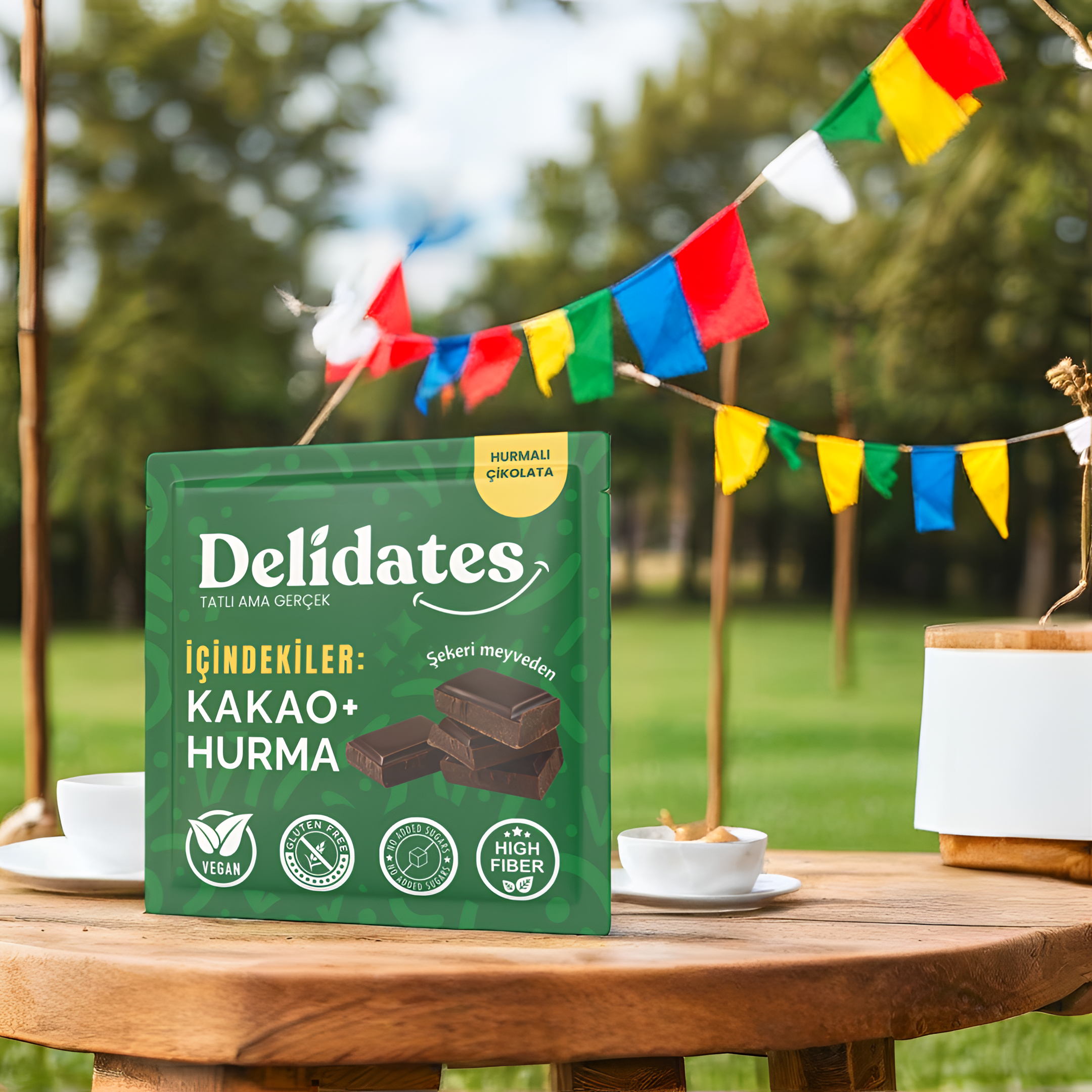 Delidates Hurmalı Bitter Çikolata